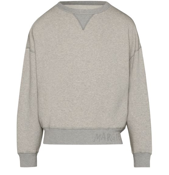 Sweatshirt a logo Femme MAISON MARGIELA 24S