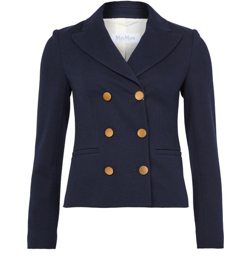 MAX MARA Blazer à double boutonnage en jersey Alabama