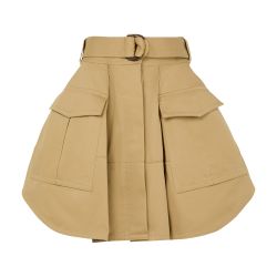 【U LAN】cargo pocket flare mini skirt Fuzzy Cargo Pocket Mini Skirt - ULAN | 60% - Asian Fashion