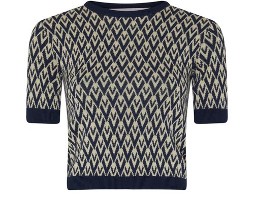 VALENTINO GARAVANI Pull à encolure ras du cou Mossi