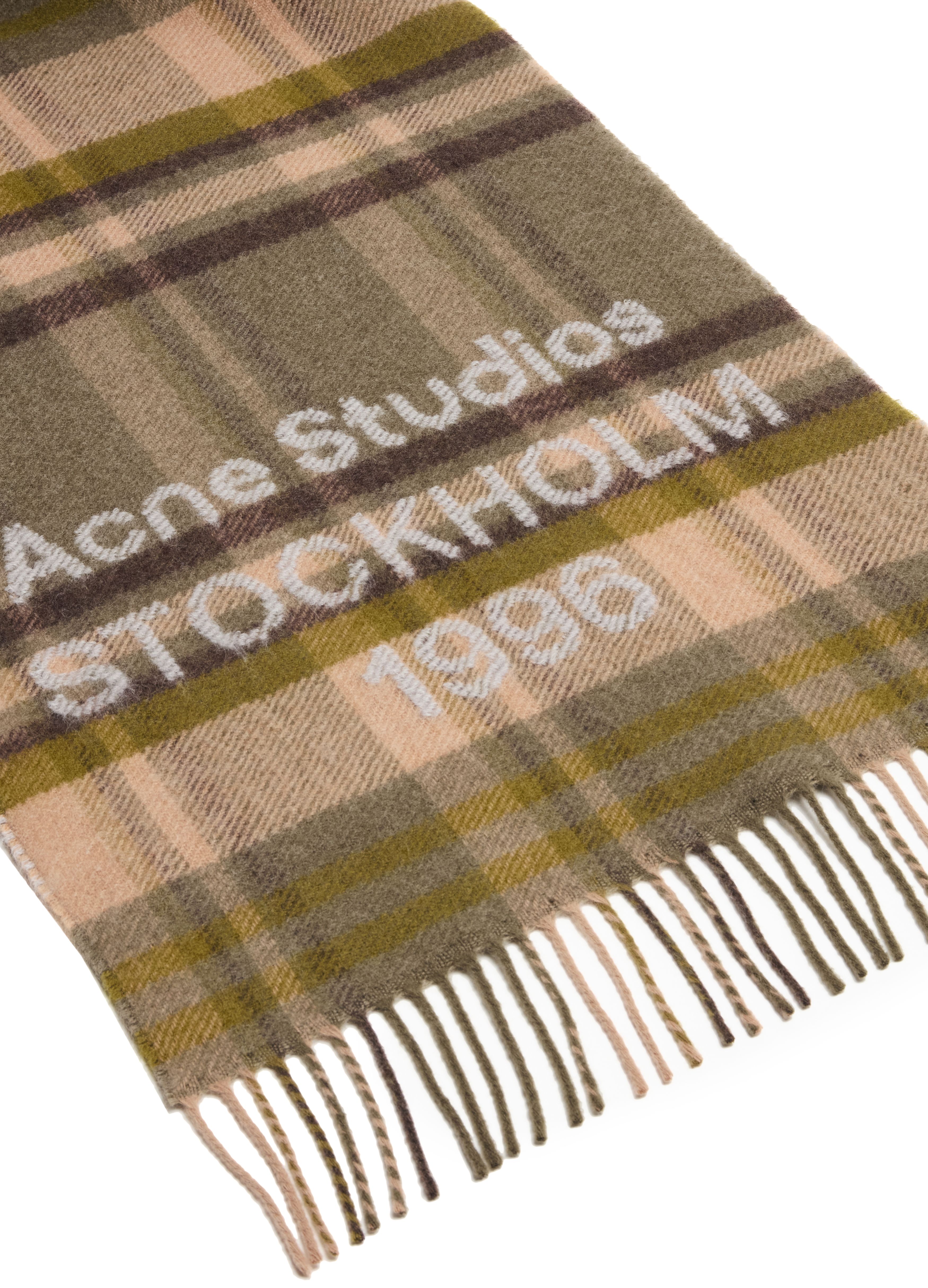 Check logo scarf thumbnail 4