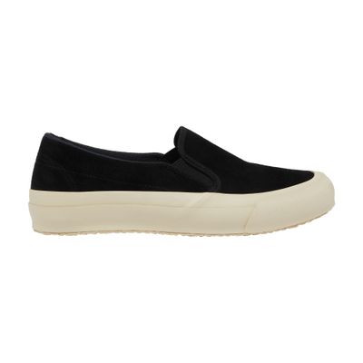 Suede slip-on sneakers