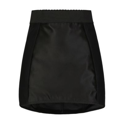 Dolce & Gabbana A-line Miniskirt In Black
