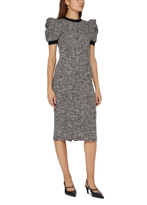 MAX MARA Ieti puff sleeve midi dress