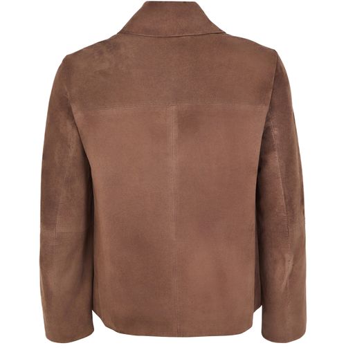 S MAX MARA Veste chemise en cuir suédé Cloe