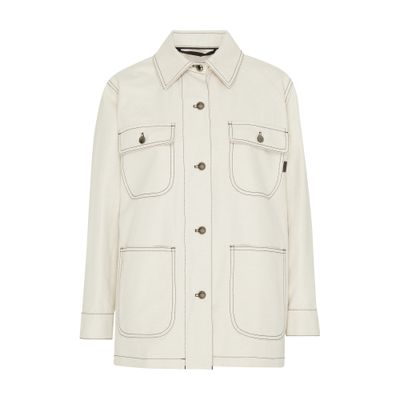 Shop Max Mara Dardano Jacket In White