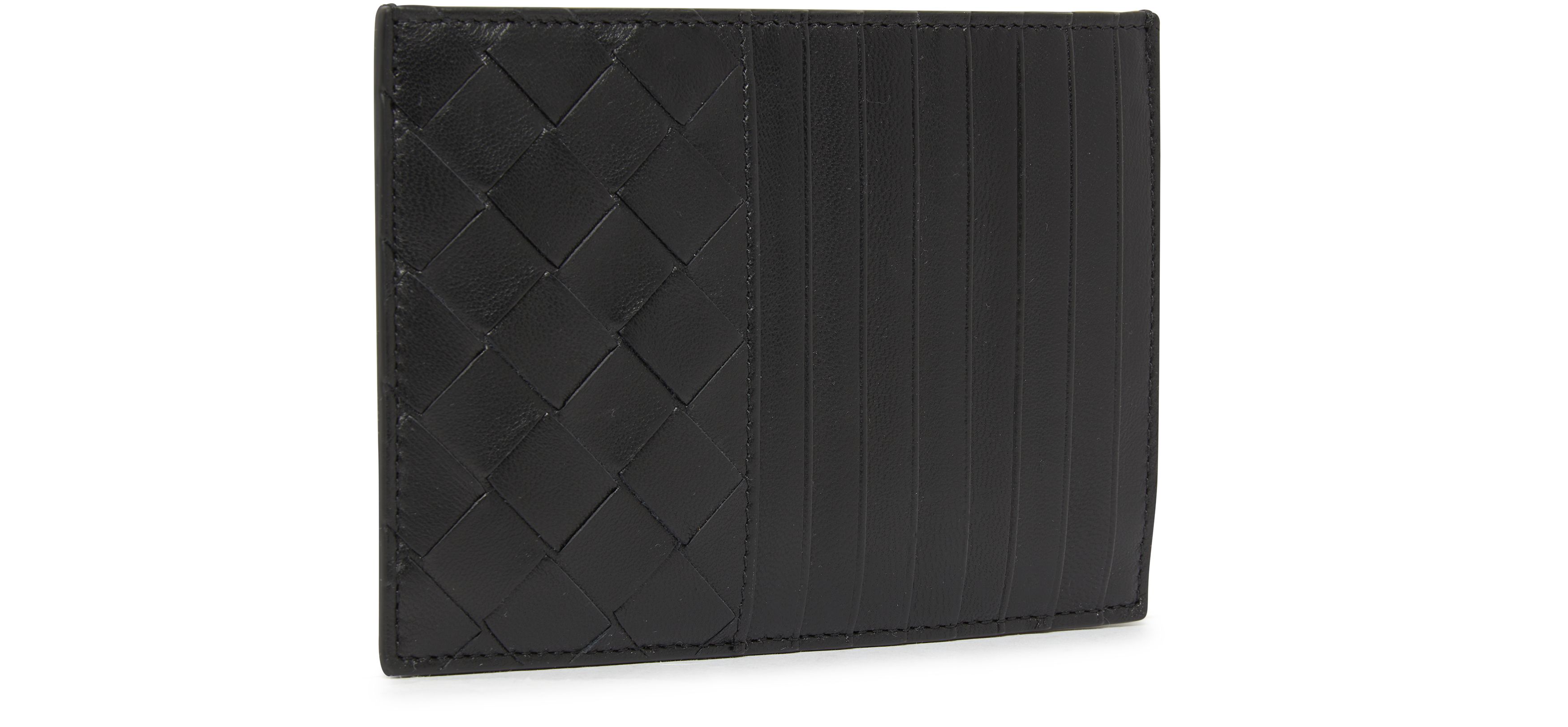 Intrecciato coin case with card slots thumbnail 3