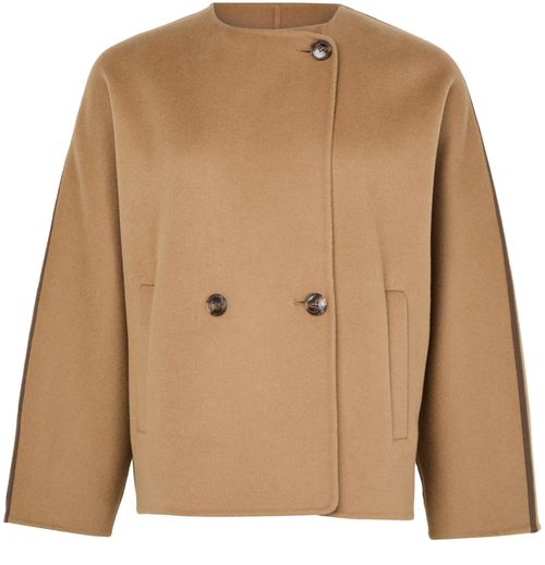 YVES SALOMON Wool and cashmere reversible jacket