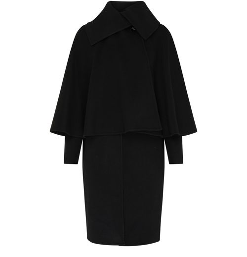 CHLOE Wool and cashmere cape coat