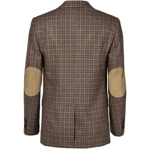 CELINE Jude in checked cashmere flannel jacket