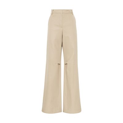 Brunello Cucinelli Ergonomic Trousers In Beige