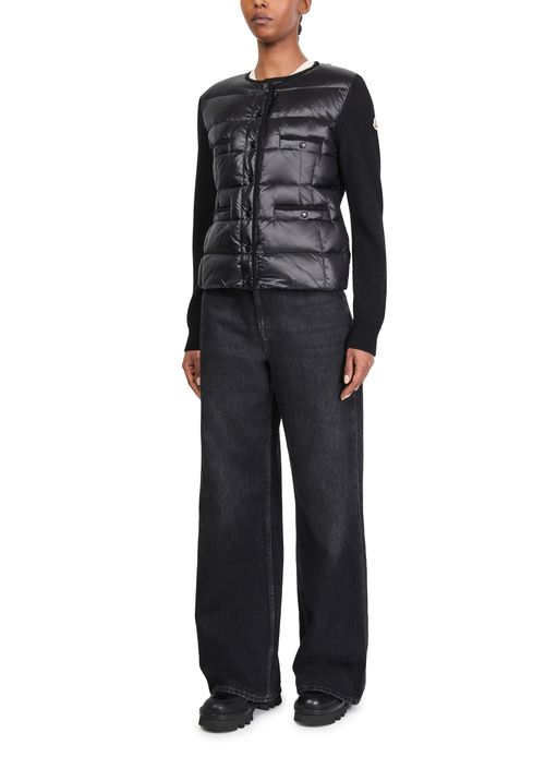 MONCLER Jacke im Materialmix