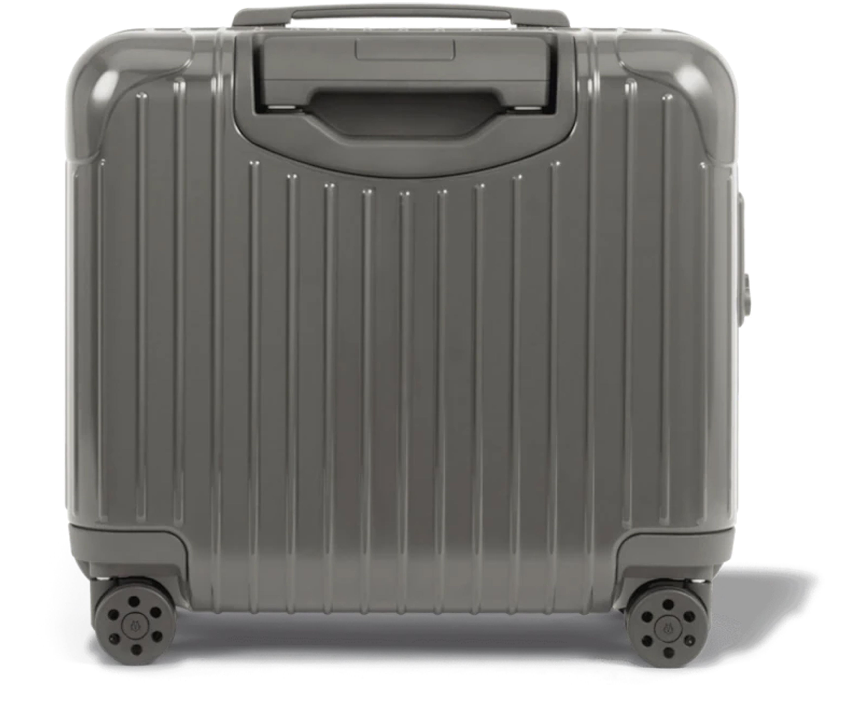 リモワ Original Compact Wheeled Briefcase Original Compact Wheeled Briefcase in Aluminum | Black | RIMOWA