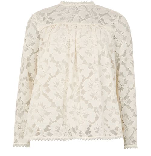 ZIMMERMANN Illuminate lace gathered top