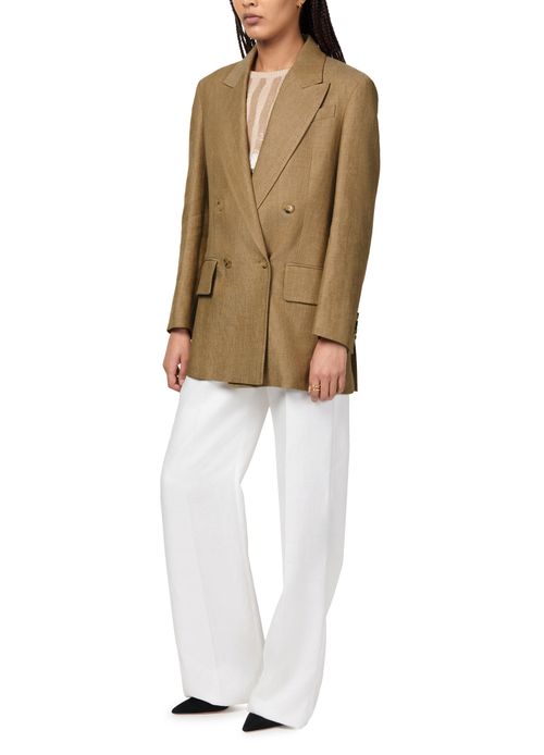 MAX MARA Blazer à double boutonnage en lin Gerla