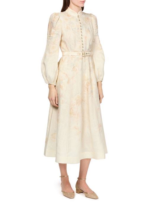 ZIMMERMANN Robe midi boutonnée Crush