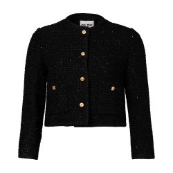 【送料&関税込】Miu Miu Black Tweed Blazer Miu Black 【送料&関税込】Miu Blazer Tweed
