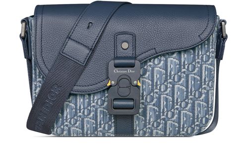 DIOR Kleine Saddle Messenger Tasche mit Umschlagklappe