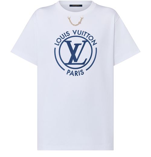 LOUIS VUITTON Tee-shirt à LV floqué