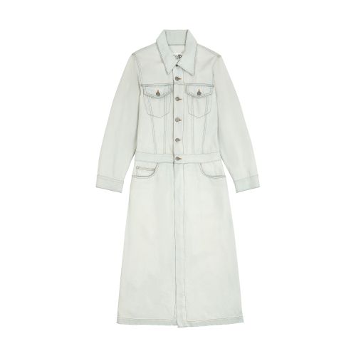 MM6 MAISON MARGIELA LIGHTWEIGHT LONG DENIM COAT