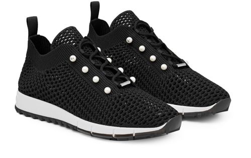 JIMMY CHOO Veles crochet sneakers