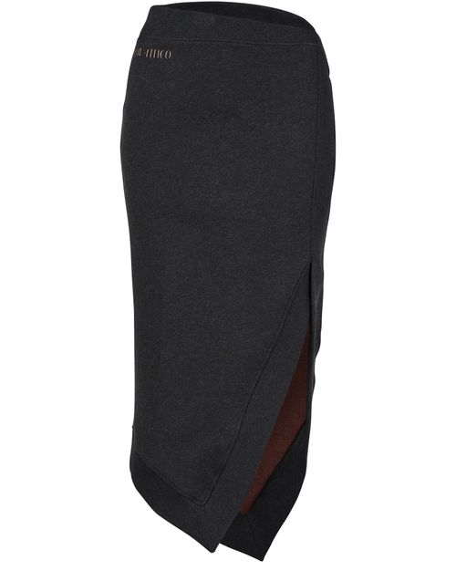 THE ATTICO Asymmetric midi skirt