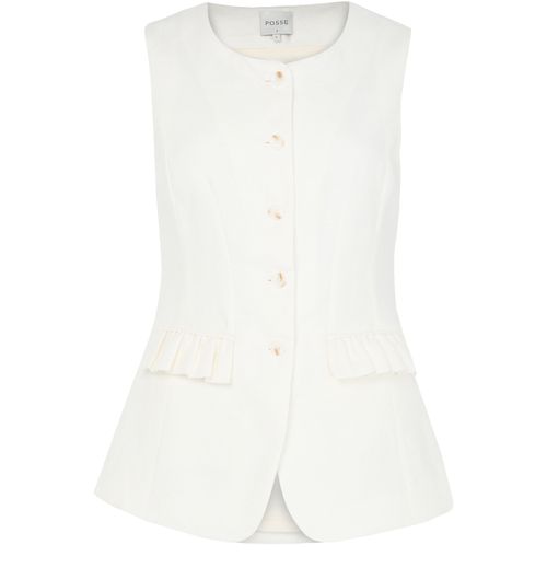 POSSE Matilda sleeve less jacket