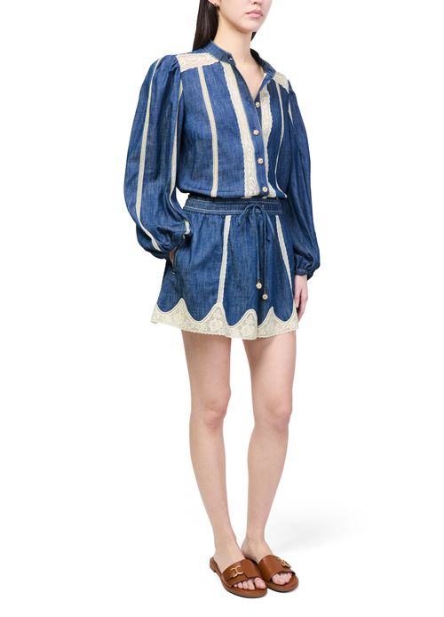 ZIMMERMANN Awaken denim shirt