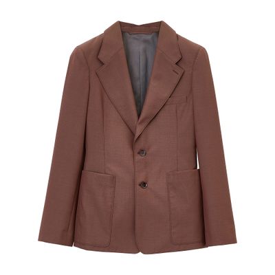 Lemaire Single-breasted Blazer In Pink