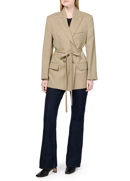 VICTORIA BECKHAM Belted jacket