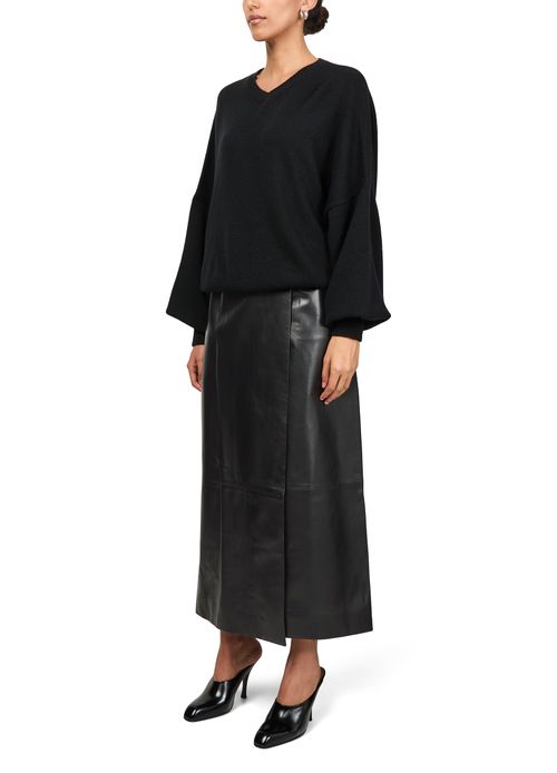 KHAITE Wolfe cashmere V-neck sweater