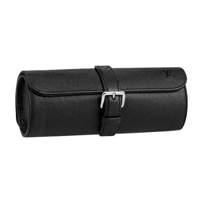 Louis Vuitton 3 Watch Case In Black