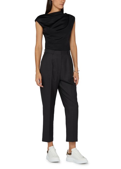 MCQUEEN Jersey drapped top