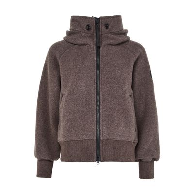 Canada Goose Chilliwack Fleece Aviator Jacket In Brown