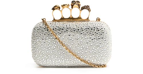 MCQUEEN Knuckle minaudière clutch