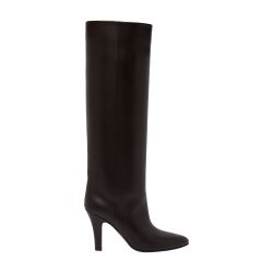 ロングブーツ THE ROW Prudens leather knee-high boots Prudence leather knee-high boots in brown - The Row | Mytheresa