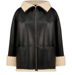 【TOTEME】タイトシアリング ジャケット Signature shearling jacket black – TOTEME