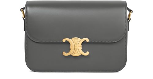 CELINE Medium Triomphe bag in shiny calfskin