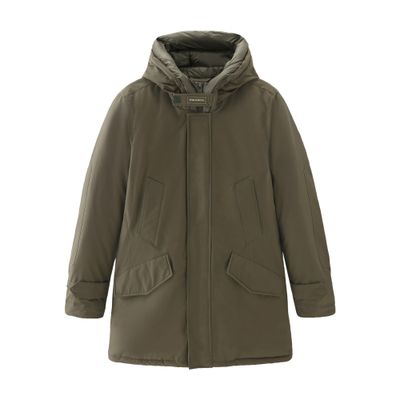 Woolrich green parka hotsell