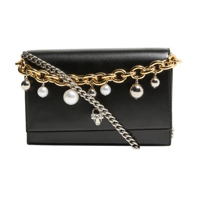 Alexander Mcqueen Small Skull Bag In Black