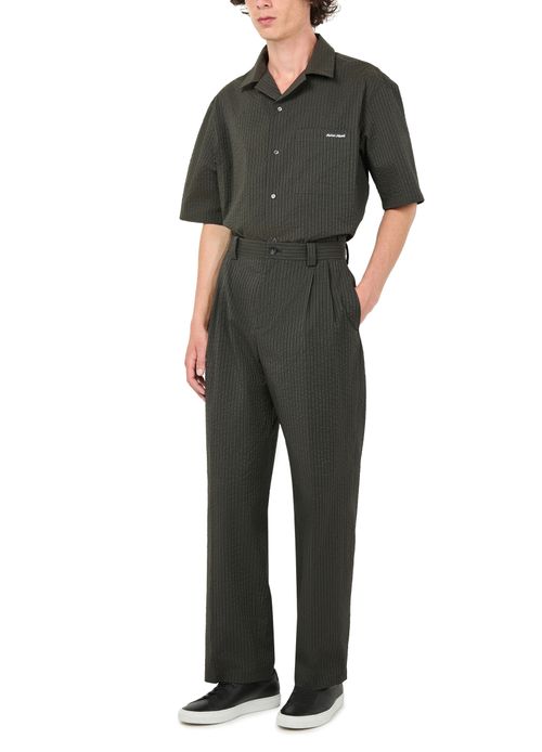 MAISON KITSUNE Relaxed Fit Bundfaltenhose