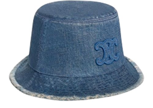 CELINE Bob Triomphe en denim dark union wash