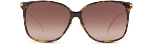 LOUIS VUITTON Lunettes de soleil carrées My LV Chain Two Classique