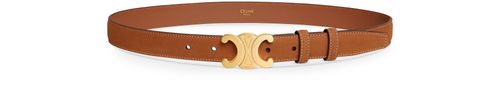 CELINE Medium Triomphe belt in nubuck calfskin