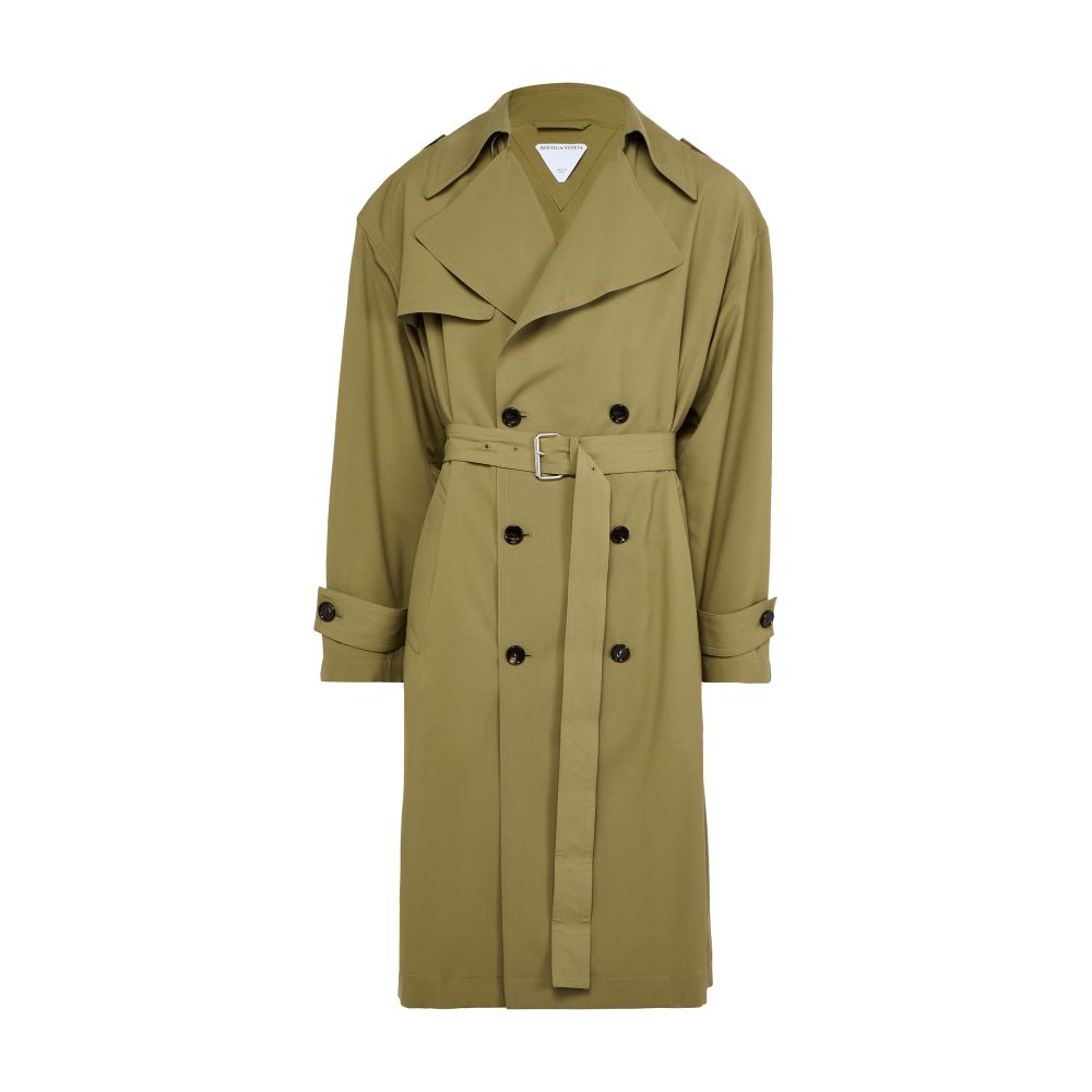 Cotton trench coat thumbnail 7