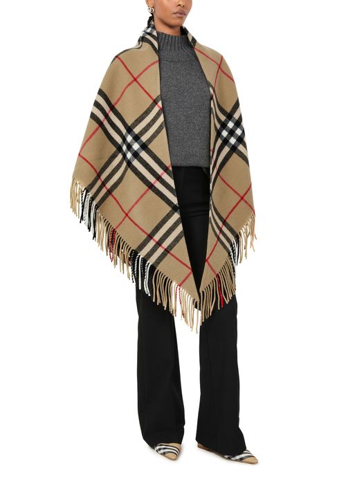 BURBERRY Großkariertes Cape