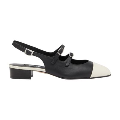 Carel Abricot Ballet Flats In Black