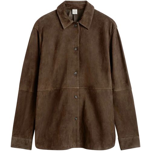 TOTEME Soft suede overshirt