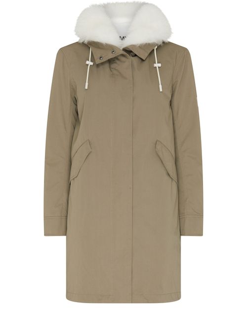 YVES SALOMON Waterproof cotton blend parka
