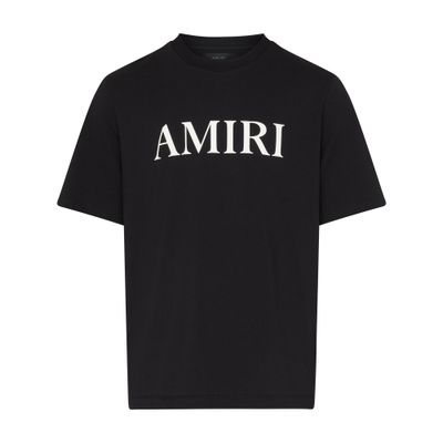 Amiri Short Sleeved T-shirt With Logo In Black